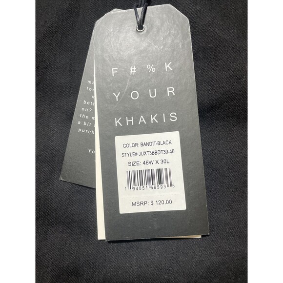 The Perfect Jean NYC Mens Size 46X30 Athletic Fit Stretch Black New - Picture 6 of 12